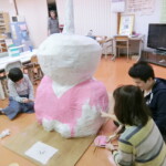 おみこし作成中③