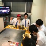 夕食（広島風お好み焼き）②