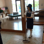 ロビー清掃②