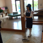 ロビー清掃②
