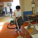 朝の掃除