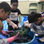 法被の藍染め①