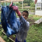法被の藍染め③