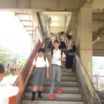 今から電車に乗ります