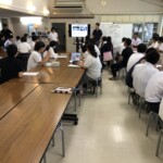 現場実習出発式①