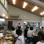 学校到着！